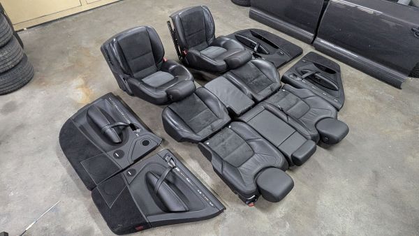 Preview: Cayenne Turbo S 957 Sitze Ausstattung Leder/Alcantara schwarz